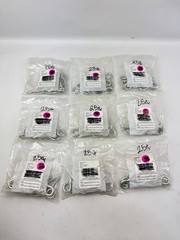 x9 10PK National Hardware N324-632 Zinc Plated Steel 2-1/16″ #104 Lag Screw Eyes