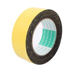 2Pcs 40mm x 1mm Single Sided Self Adhesive Shockproof Sponge Foam Tape 5M Length