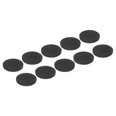10 Pcs Non Slip Furniture Pads 25mm x 3mm, Adhesive Backed Rubber Feet