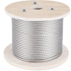 5/32in 500ft 1×19 T316 Stainless Steel Cable & Marine Grade & DIY