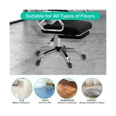 Hirate 5 Pack Office Chair Casters Wheel with 5/16″-18UNC Threaded Stem, 2″ M…