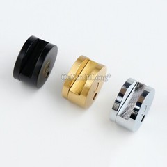 NEW 8PCS Brass Mirror Clips Nails Glass Clamps Mirror Holder Brackets for 5~11mm