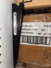KV Shelf Bracket, Black, 10.5-In. – 182 BLK 10.5 Lot Of 3