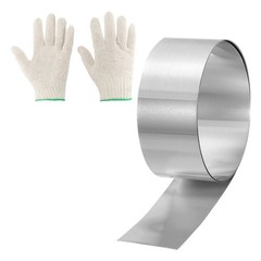 Aluminum Flashing Roll, 1.6″ x 3.28ft Aluminum Flashing Roofing Panels 0.2mm
