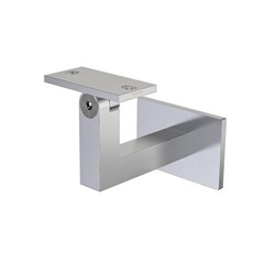 Inline Design – Stainless Steel Handrail Bracket Square for Flat/Curved Botto…