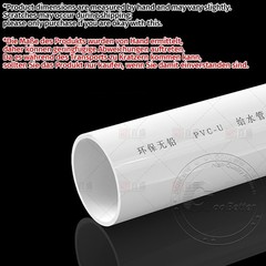 16-110mm Solvent Weld PVC Plastic Overflow Pipe White/Blue/Grey 200mm 500mm