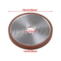 Flat Grinding Wheel Processing Grinder Metal Tool 180# 10cm Outer Dia Set of 2