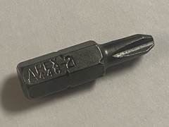 (50ea) Apex 446-2 Hex Shank Insert Bit #2 w/ Limited Clearance , 1/4″ x 1″