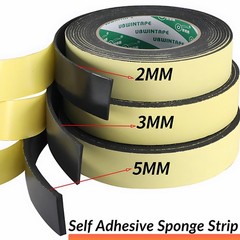 Self Adhesive Foam Sealing Tape Strip Sticky EVA Sponge Rubber Seal 2mm/3mm/5mm