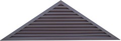 Triangle Gable Vent Attic Louver 5/12 Pitch, 60″ Base, 12.5″ h