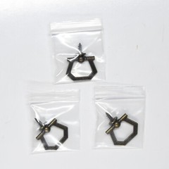 3pcs Antique Finish Decorative Metal Craft Hangers