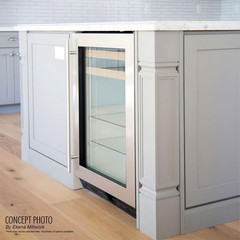 COL03X03X35TRRW Traditional Cabinet Column (Top Block: 6 1/8″, Bottom Block: 7 1