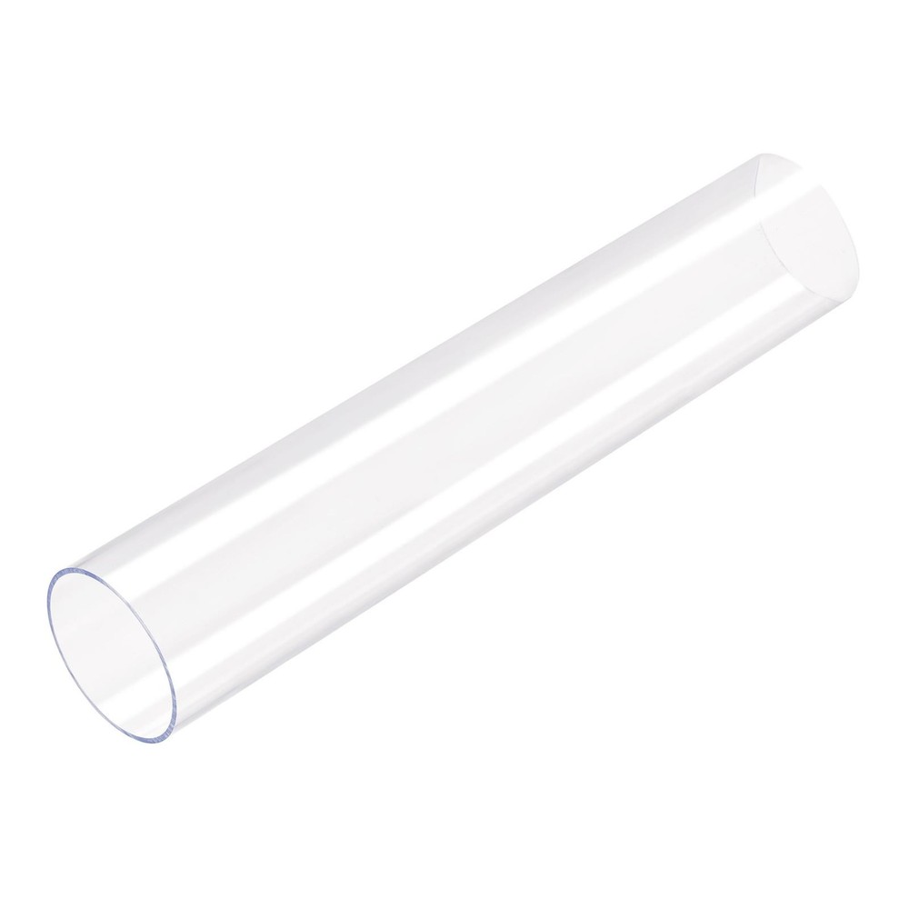 PC Rigid Round Clear Tubing 59mm ID x 63mm OD x 305mm Length Plastic Tube
