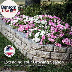 Rock Lock Interlocking Landscape Edging and Border System, Straight Section with