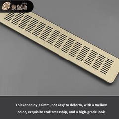 Aluminium Air Vent Grille Clip On Moisture Proof Vent Cover 540 x 140 mm