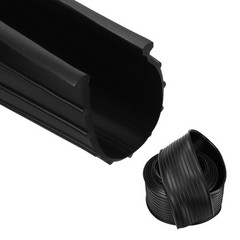 Garage Door Seal Bottom Rubber Replacement for Wayne Dalton 16 Feet, Black