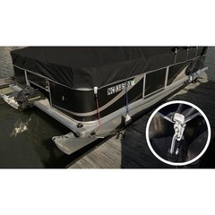 EASYKLIP 25101 Bag Midi Clip-Black, 220Lbs Capacity, Tarp, Netting, 1/4″ Thick,