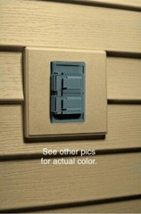 EZBlock Vinyl Mounting Block Siding Accessory 6-3/4” x 6-3/4” Yellow-PB EZBLK040