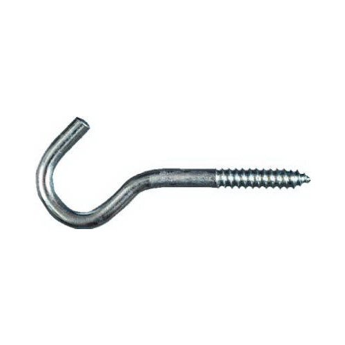 National Hardware N220-871 Screw Hook, Zinc, 5/16 x 4-1/2 In. – Quantity 10