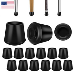 Vocomo 1 Round Rubber Chair Leg Tips Caps Chair Leg Floor Protectors Furniture