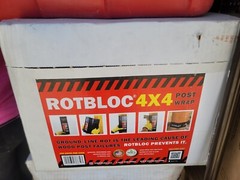 ROTBLOC 4X4 Fence Post Wrap 1 Case 160 Total Pieces Per Case Post Protector
