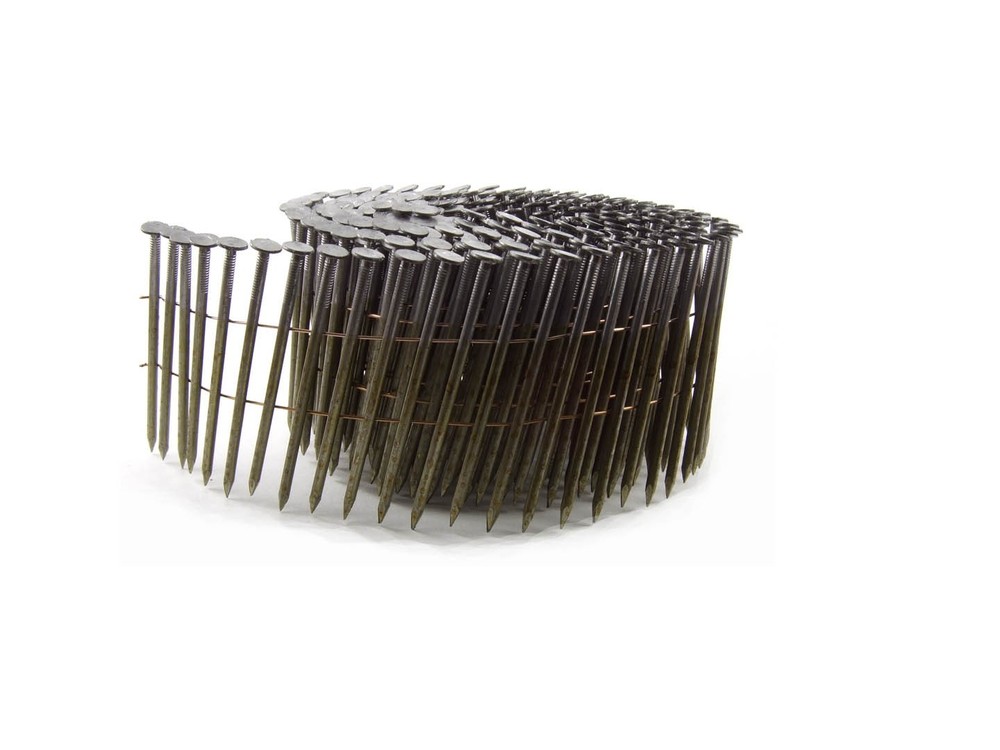 3″ x .120 Round Head 15-degree Bright Smooth Shank Wire Collated Coil Framing
