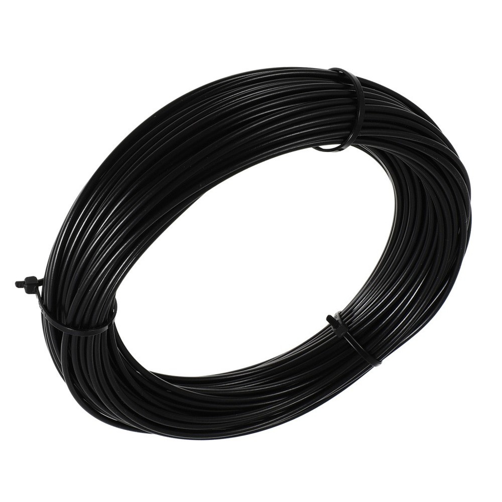 1 Roll Black Coated Stainless Steel Wire Rope Heavy Duty Cable Strand Indoor