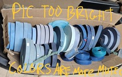 Carpet Binding Tape, 7/8 inch Veltron Poly Mesh-Multiples in many Colors