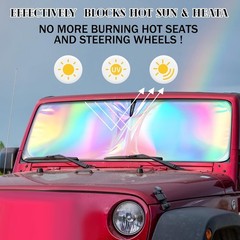 Inner Windshield Sun Shade Compatible with 1997-2025 and Compatible with 2020-20