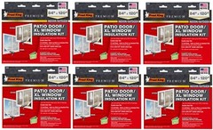 Frost King V86M 84″ x 120″ Patio Door XL Window Shrink Insulation Kit Pack of 6