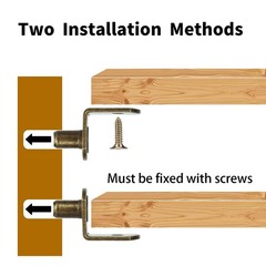 40pcs L-Shaped Metal Cabinet Shelf Clips with 6mm Hole, Bronze Shelf Pins for…