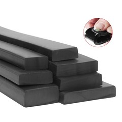 Solid Nitrile NBR Rubber Strip Shockproof Square Sealing Oil Resistant Black