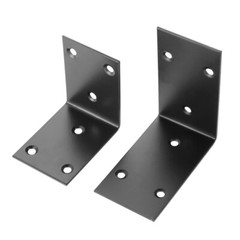 10x L Shape Corner Brace Shelf Bracket Stainless Steel Joint Right Angle Bracket