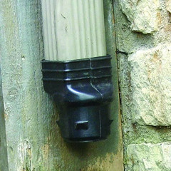 4 In. Singlewall X 4 In. X 3 In. Downspout Adapter Free Shipping