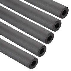 5pcs insulating foam pipe 16mm x 1.8m black for pipes