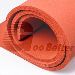 Red Silicone Foam Sponge Sheet Plate Seal Mat 1/2/3/4/5/6/8mm Thick 500mmx500mm