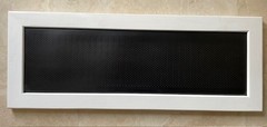 Soffit Vent 24″ Long x 9″ Wide Primed Wood Frame with 6″ Metal Screen