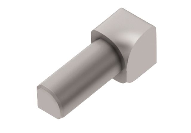 Schluter RONDEC – 1/2″ Inside Corner – Satin Aluminum – (IV/RO 125 AE)