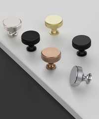 Coinkoly 10 Pack Polished Chrome Cabinet Knobs Knurled Knob,