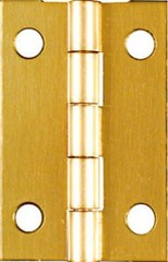 2-Pk., 1-1/2 x 1 In. Hinges, Light-Duty, Brass – N211-292