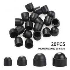 20Pcs M6 M8 M10 M12 Bolt Nut Dome Protection Cap Covers Exposed Hexagon Plastic
