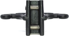 Black Plastic Roof Ice Snow Standing Seam Metal Roof Guards 1, 5 or 10 pack