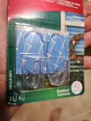 3M Command Outdoor Medium Clear Window Hooks, 17091CLR-AWES, 2-lb Hold {II}