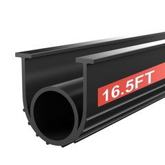 Garage Door Seals Bottom Rubber – Jobon 16.5 Ft Universal Feet, No Track