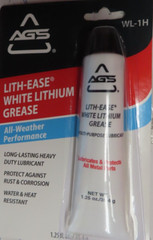 AGS White Lithium Grease #WL-1H 1.25 OZ. Tube Multi Purpose Lubricant NEW