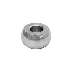 Set Of 10Pc Plain Ball Swage End Fitting 1/4″ SS316 For Industrial Wire Rope