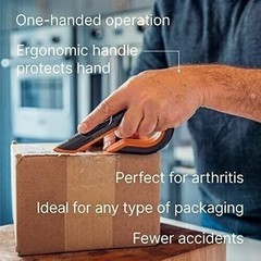 Slice Box Cutter | Manual Retracting | Heavy Duty Utility Knife | Safe…