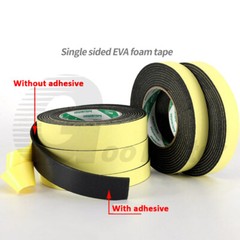 Self Adhesive Backed Foam Sponge Strip Roll Sheet Tape Sticky Seal EVA 10-100mm