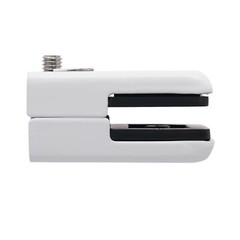 8PCS Adjustable White Stainless Steel Glass Clamps for 8-10mm Glass