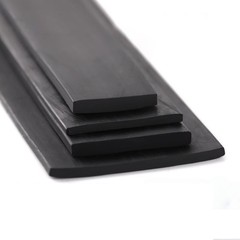 Solid Nitrile NBR Rubber Strip Shockproof Square Sealing Oil Resistant Black
